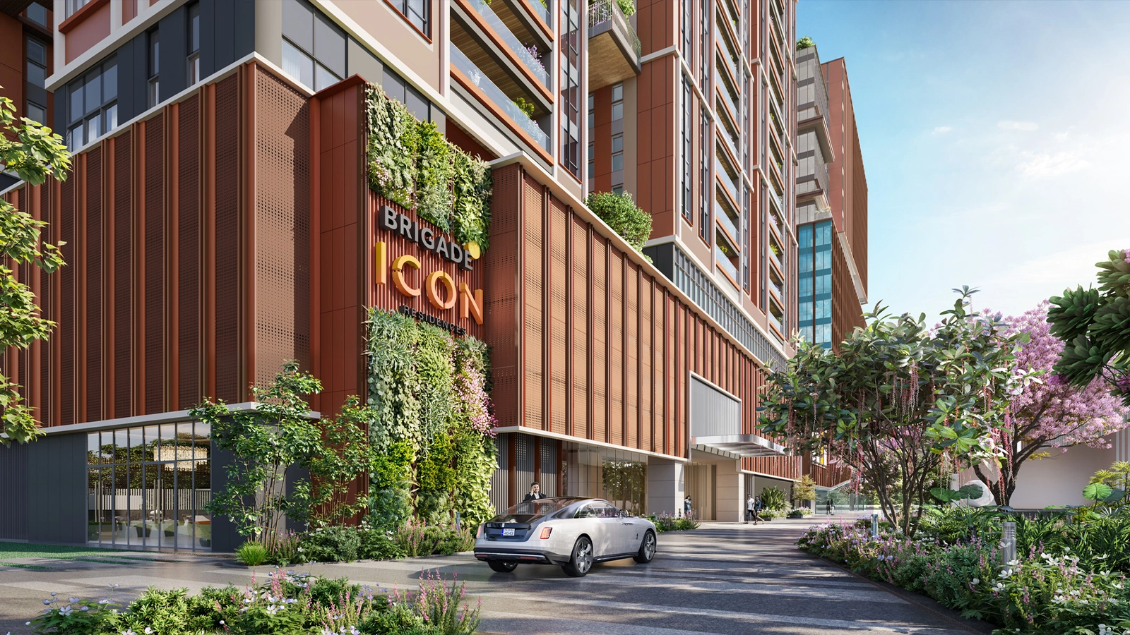 Brigade Icon Apartments in Mount Road Chennai entrance